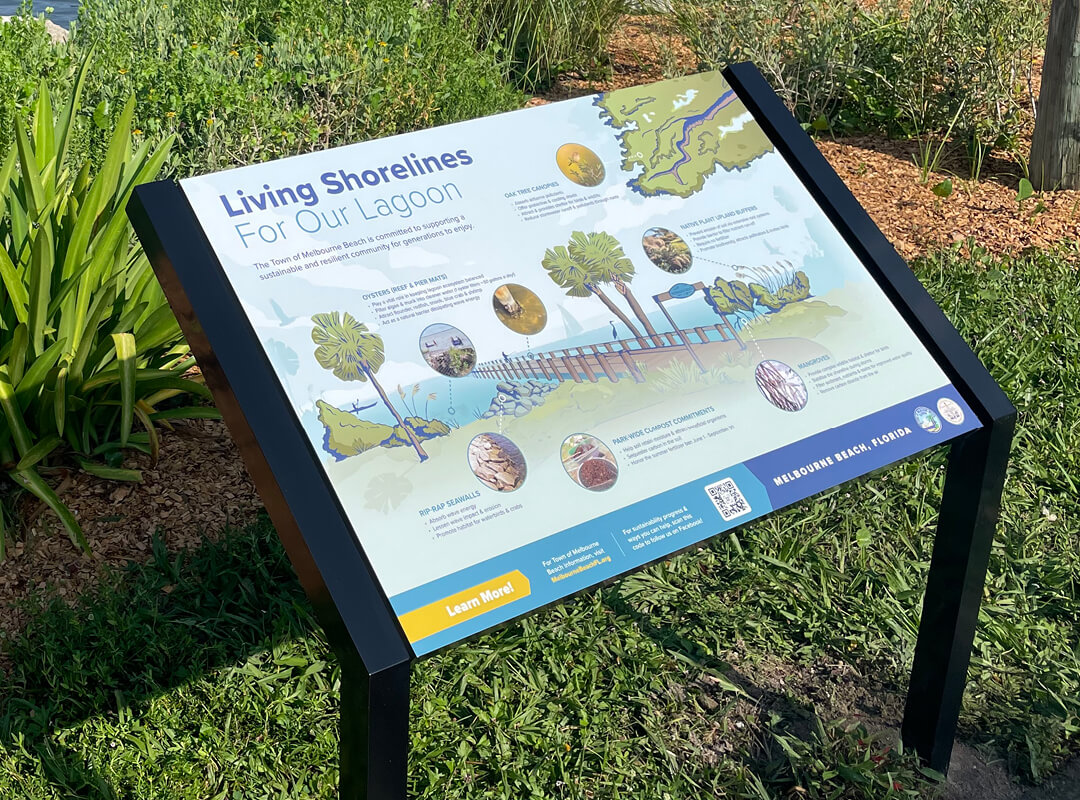 Melbourne Beach Living Shoreline Kiosk