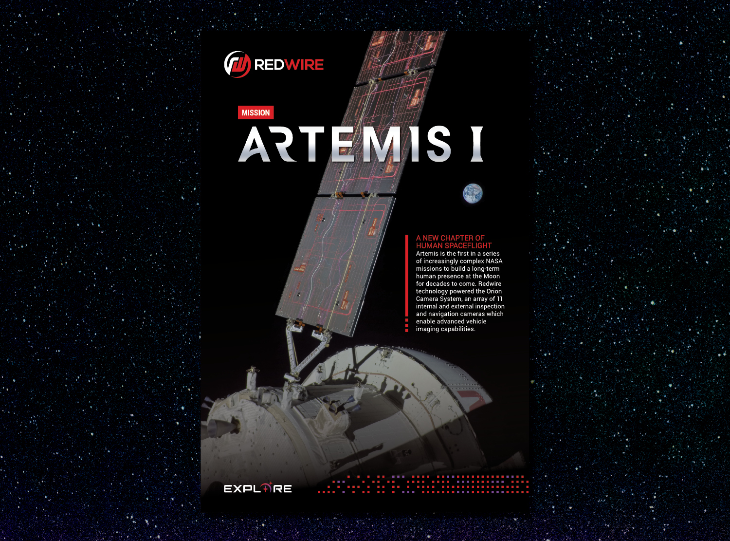 Redwire Space Mission Poster